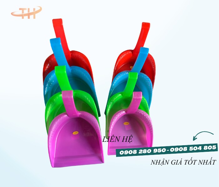 Kho sỉ ki nhựa hốt rác hình lá cây cán ngắn – Hàng chất lượng, giá cực ...